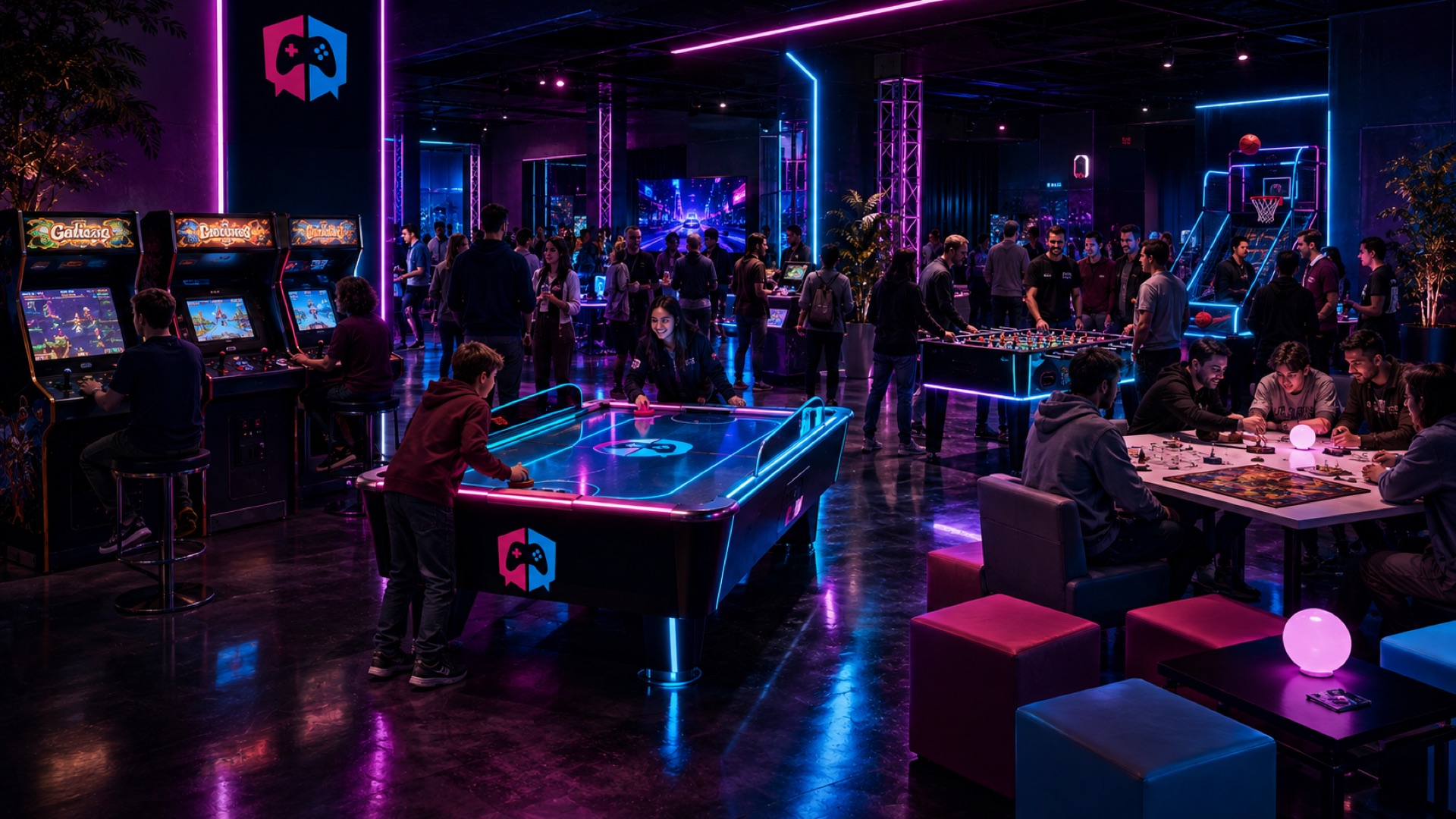 Zona social y arcade GameLobby Xperience
