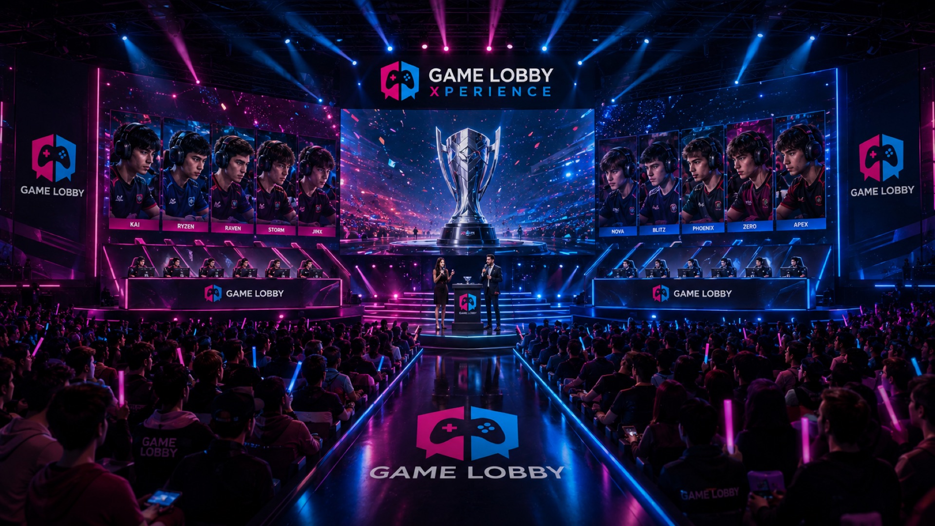 Show en vivo con ranking y premiación GameLobby Xperience
